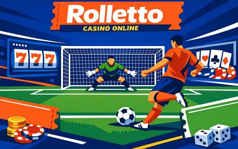 Rolletto Casino login page hero banner